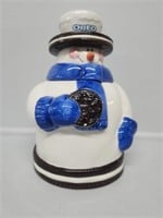 Oreo Cookie Snowman Cookie Jar