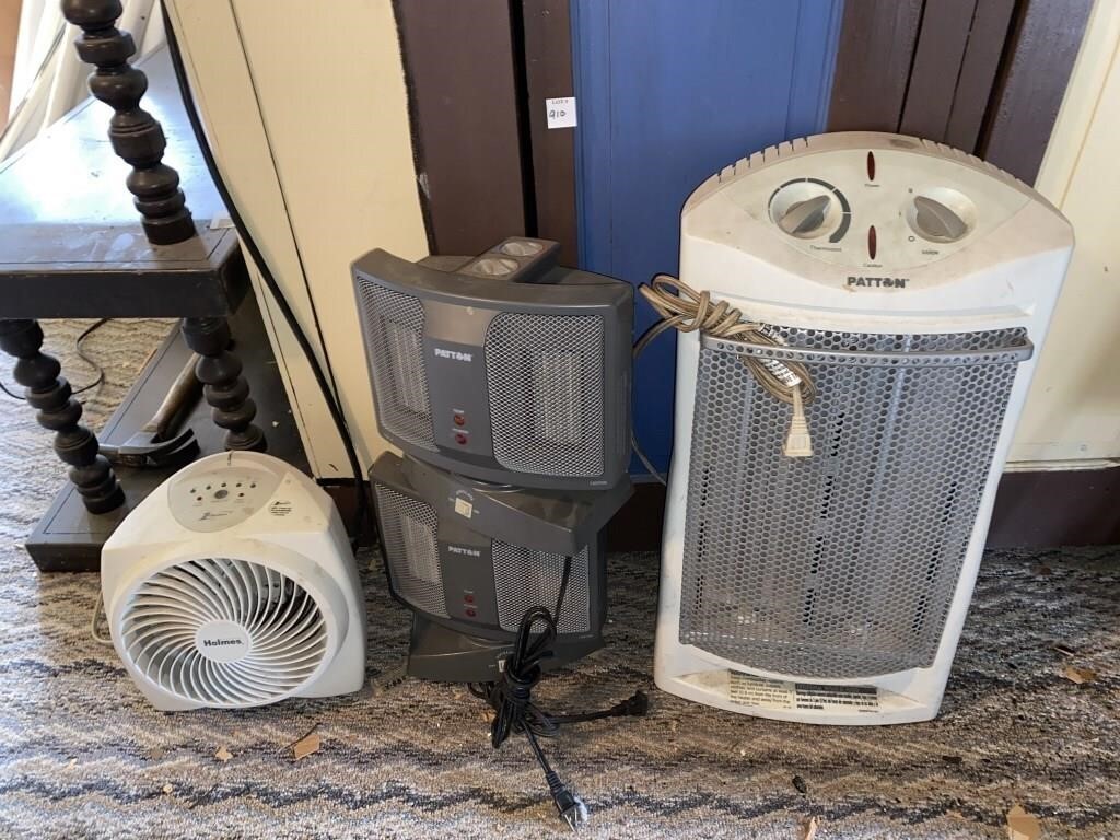 (4) ELECTRIC HEATERS
