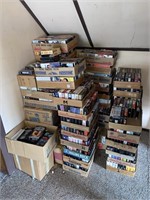 LARGE LOT OF VHS TAPES