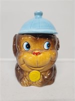 Monkey w/ Blue Hat & Lollipop Cookie Jar