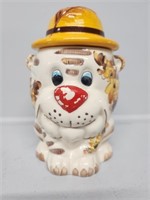 Happy Tiger w/ Yellow Hat Cookie Jar