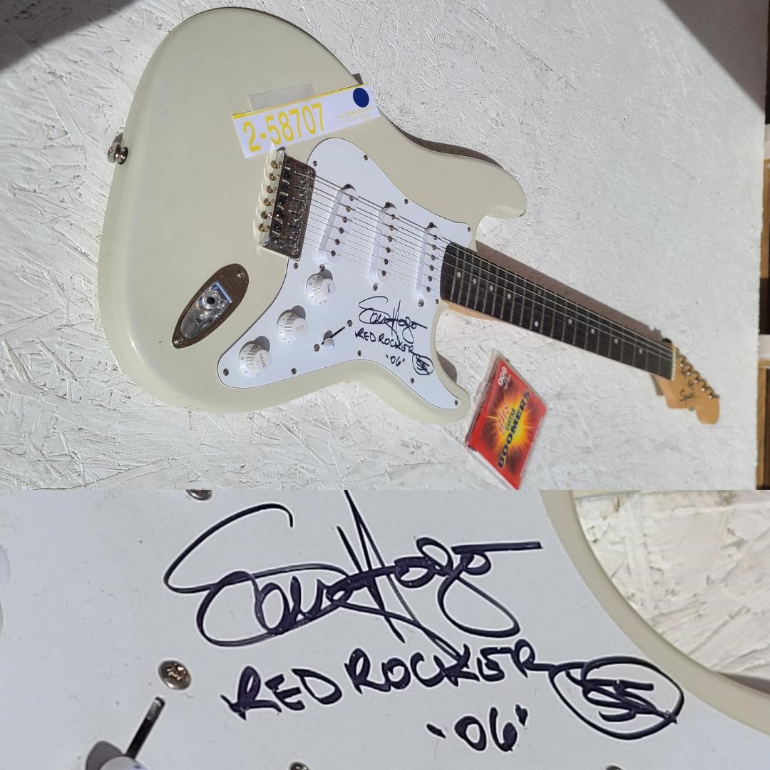 Authentic Signed Guitar by Sammy Hagar 2006