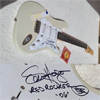 Signed Guitar by Sammy Hagar/Red Rocker 2006