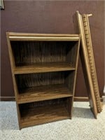 Bookcase & Wood Wall Shelf
