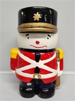 Snowman Soldier Cookie Jar