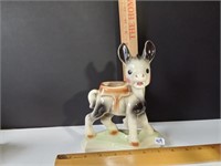 Vintage Ceramic Donkey Planter