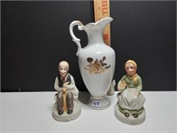 Porcelain Vase and Old Man and Wife