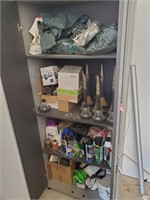 Gardening Items In Cabinet