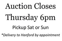 Auction Closes 6pm April 18