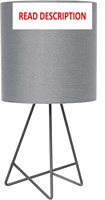 $13  LT2066-GOG 14 Metal Lamp  Gray Shade