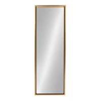 Framed Wall Panel Mirror Gold 48" by 4" *See