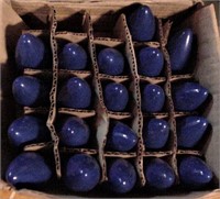 Box of 21 Blue Bulbs for Christmas Tree