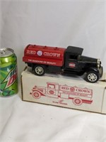 1931 Sterling Red Crown Tanker Coin Bank