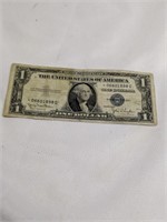 1935D Star / Replacement One Dollar Silver Cert.