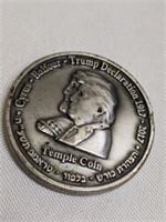 2017 Cyrus Balfour Trump Declaration Temple Coin