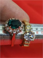 2 Rings Size 8 1/2