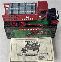 Texaco Kenworth Stake Die Cast Coin Bank