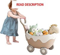 $43  Shopping Cart & Baby Walker (Cream Brown)