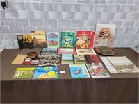 Vintage rope, kids books, and other vintage items