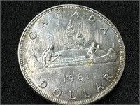 1961 Canada Silver Dollar