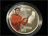 2016 $10 Fine Silver Coin Star Trek - Scotty