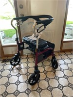 Trillium by Evolution folding walker with seat &