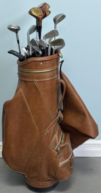Vintage Ram Golf Clubs W/ Bag and Accessories