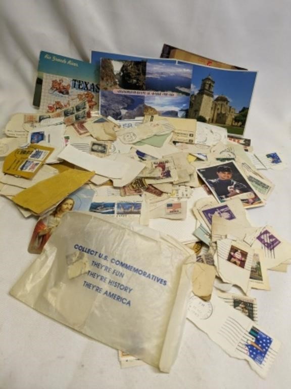 Postcards, Stamps, Etc