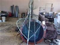 huge salmon fishing nets and smelt net