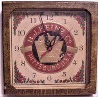 Collectible Vintage HJ Heinz Wall Clock