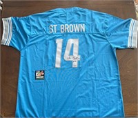 Amon-Ra St. Brown Signed Jersey w/COA