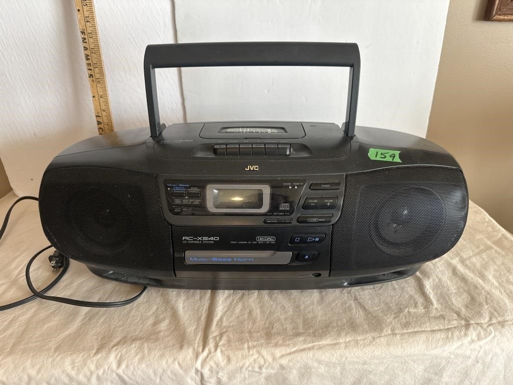 JVC cassette/ disc player- untested
