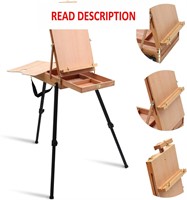 $86  Beechwood French Easel with Aluminum Tripod