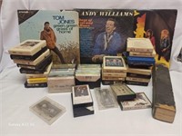 Assortment of Vintage Music, LP's, 8 Tracks, Etc.