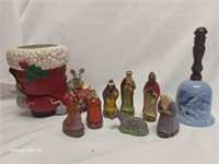 Vintage Germany Nativity Figurines, Etc