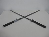 Two 31" Stainless Steel Swords