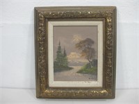 Antique Signed Original Oil Painting See Info