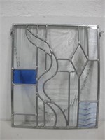 10.5"x 12" Framed Art Glass Decor