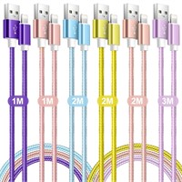 NEW 6PK iPhone Charger Lightning Cables