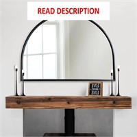 $119  Black Arched Farmhouse Mirror 26X36