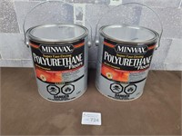 2 Minwax Polyurethane for floors gloss 3.78L