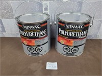 2 Minwax Polyurethane for floors gloss 3.78L
