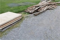 Miscellaneous Lumber & Peg Board & Lattis Pcs.