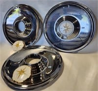 3 ct. 1956-57 Lincoln Premier Wheelcovers