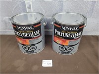 2 Minwax Polyurethane for floors gloss 3.78L