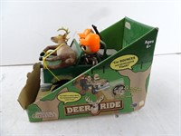 Motion Activated Deer Ride Musical Joke Toy NIB -