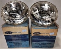 New Old Stock! Fomoco Headlamp Bulbs w/ Logos