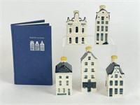 KLM Bols Blue Delft Houses & Book