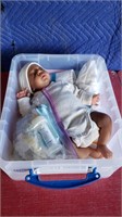 $$$ Prop Newborn Full Silicone Baby w/Accessories