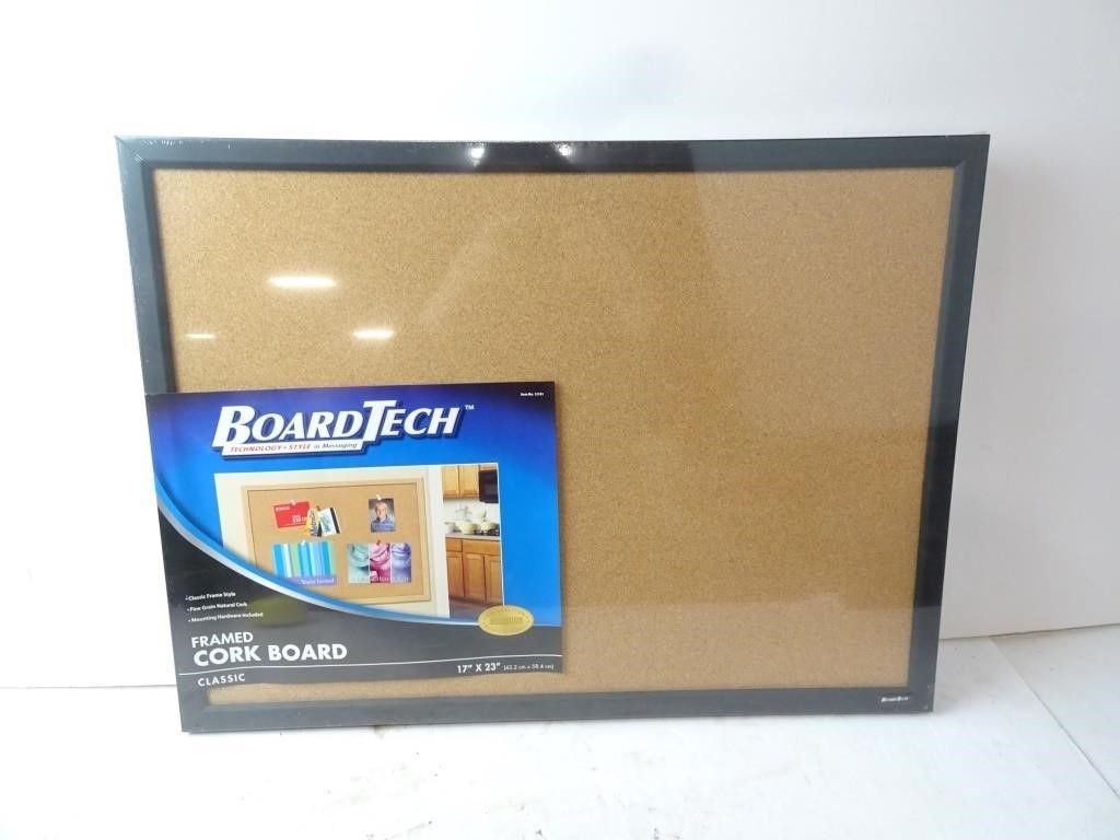 Board Tech 17" x 23" Cork Board NOS